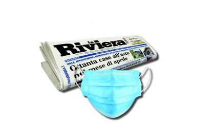 Una mascherina in omaggio insieme a La Riviera in edicola