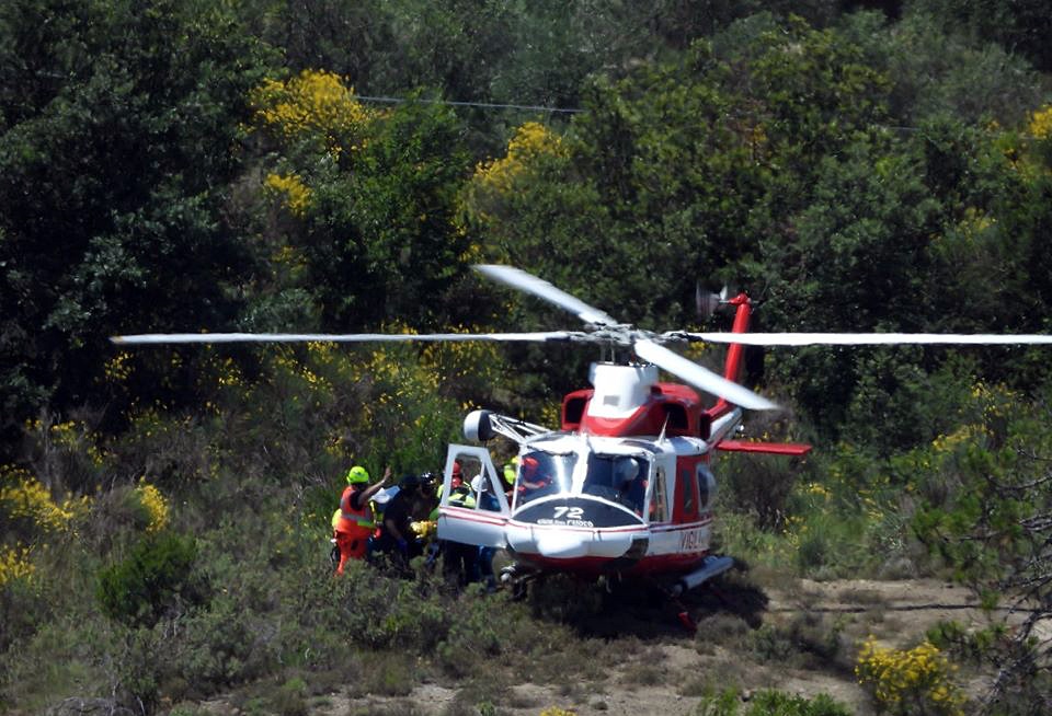 Donna ferita dopo caduta in bici sulla strada da Perinaldo ad Apricale
