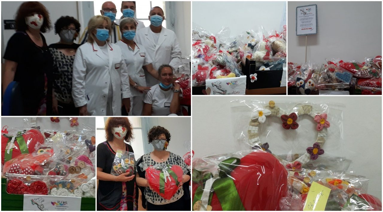 Esercito di creativi imperiesi regala 500 cuori agli operatori sanitari