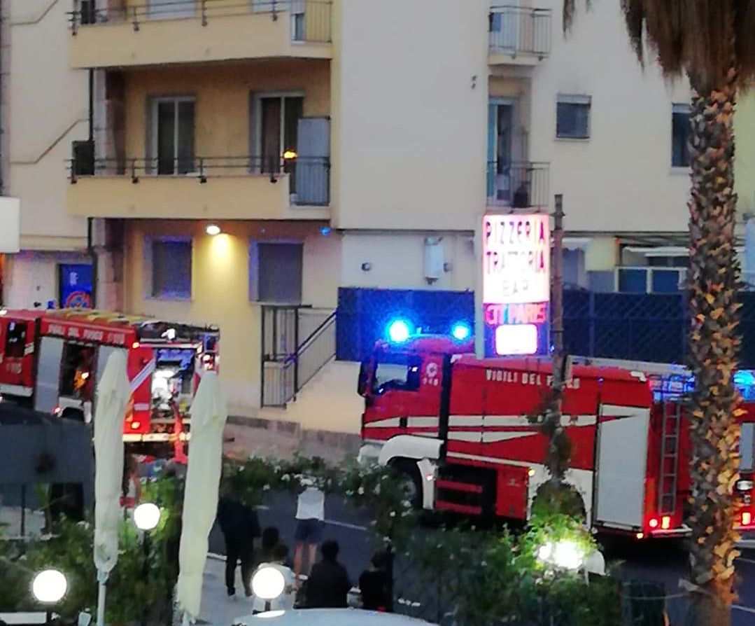 Incendio in un appartamento di Cervo, le fiamme partite da una cucina