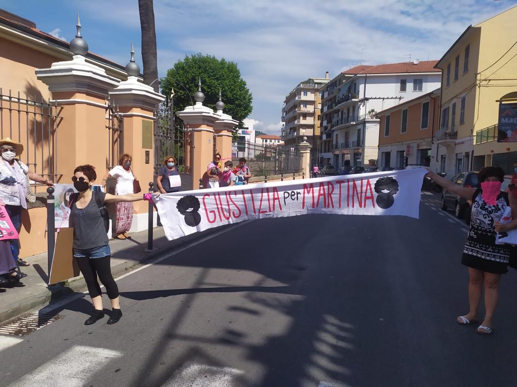 Martina Rossi tribunale Imperia manifestazione