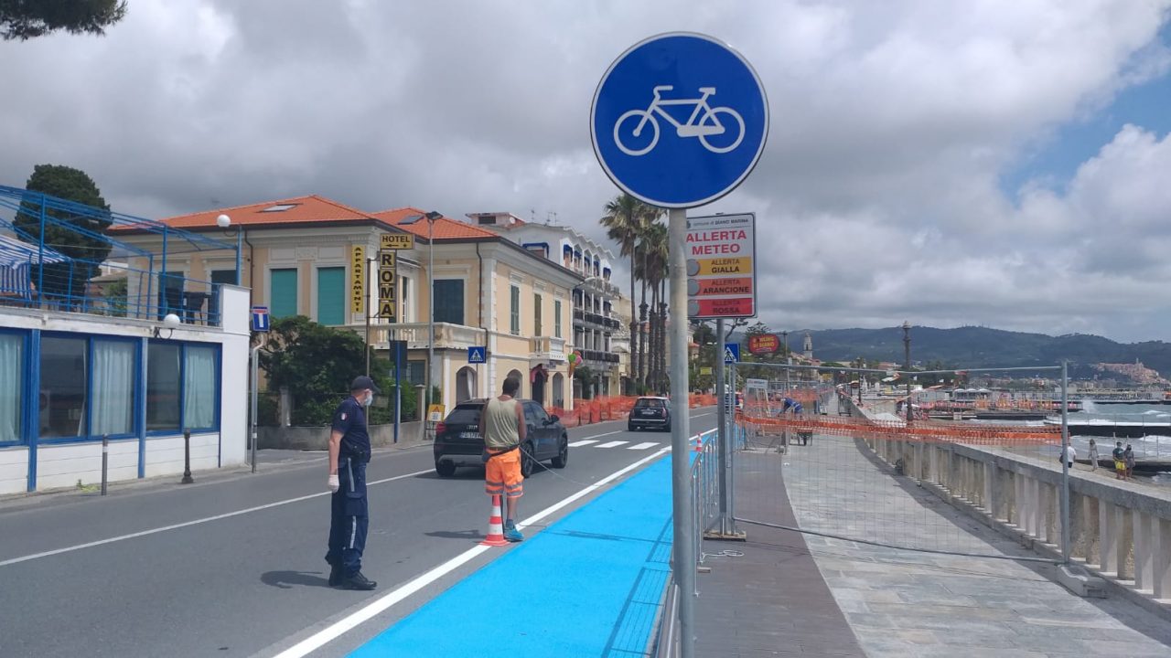 Diano Marina apre la pista ciclabile urbana per l’estate