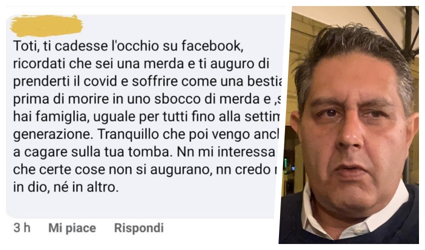 “Toti muori di covid” – Il governatore ligure pubblica gli insulti ricevuti online
