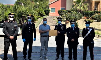 I Carabinieri ringraziano l'Als con un contributo simbolico