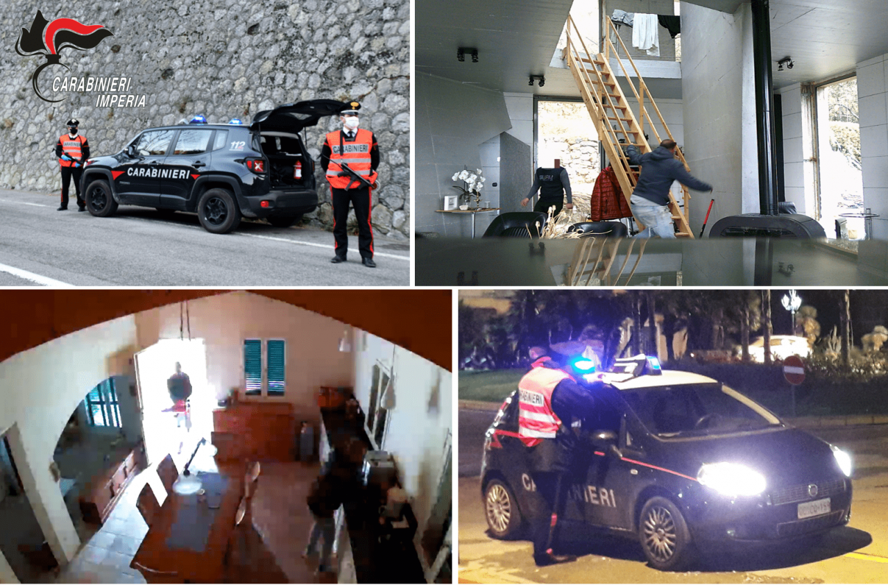 Rubano divano, elettrodomestici e un quad. Arrestate tre persone