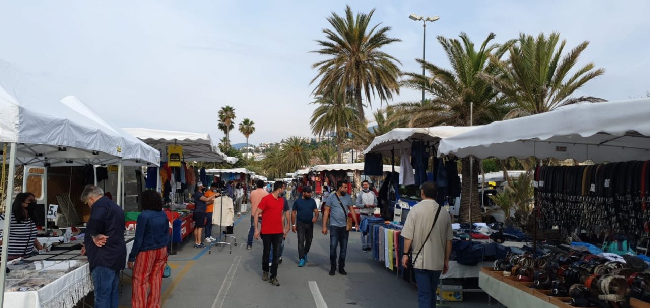 Bus navetta per il mercato di Sanremo