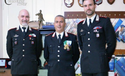 Premiato Mario Felice Rinaldi, comandante della stazione di Arma di Taggia
