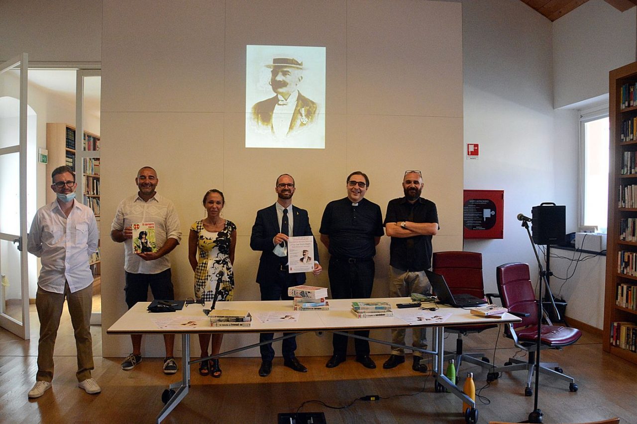 La sala lettura dell’Aprosiana di Ventimiglia dedicata allo scrittore Salgari padre del Corsaro Nero