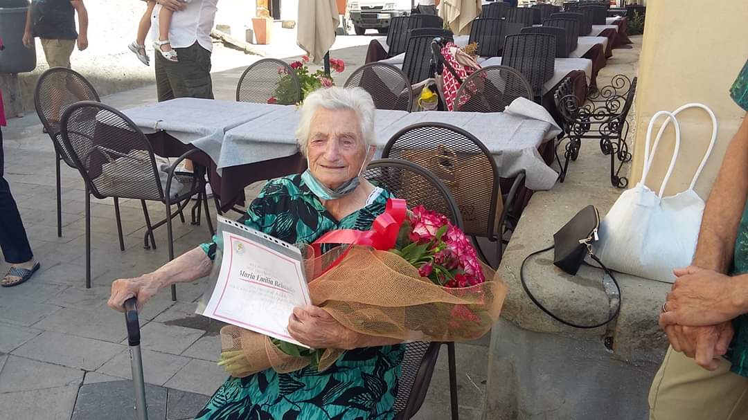 Ceriana 100 anni Maria Emilia Rebaudo