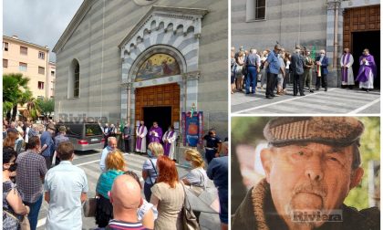 Decine di persone a Ventimiglia per i funerali dell'ex sindaco Mario Blanco