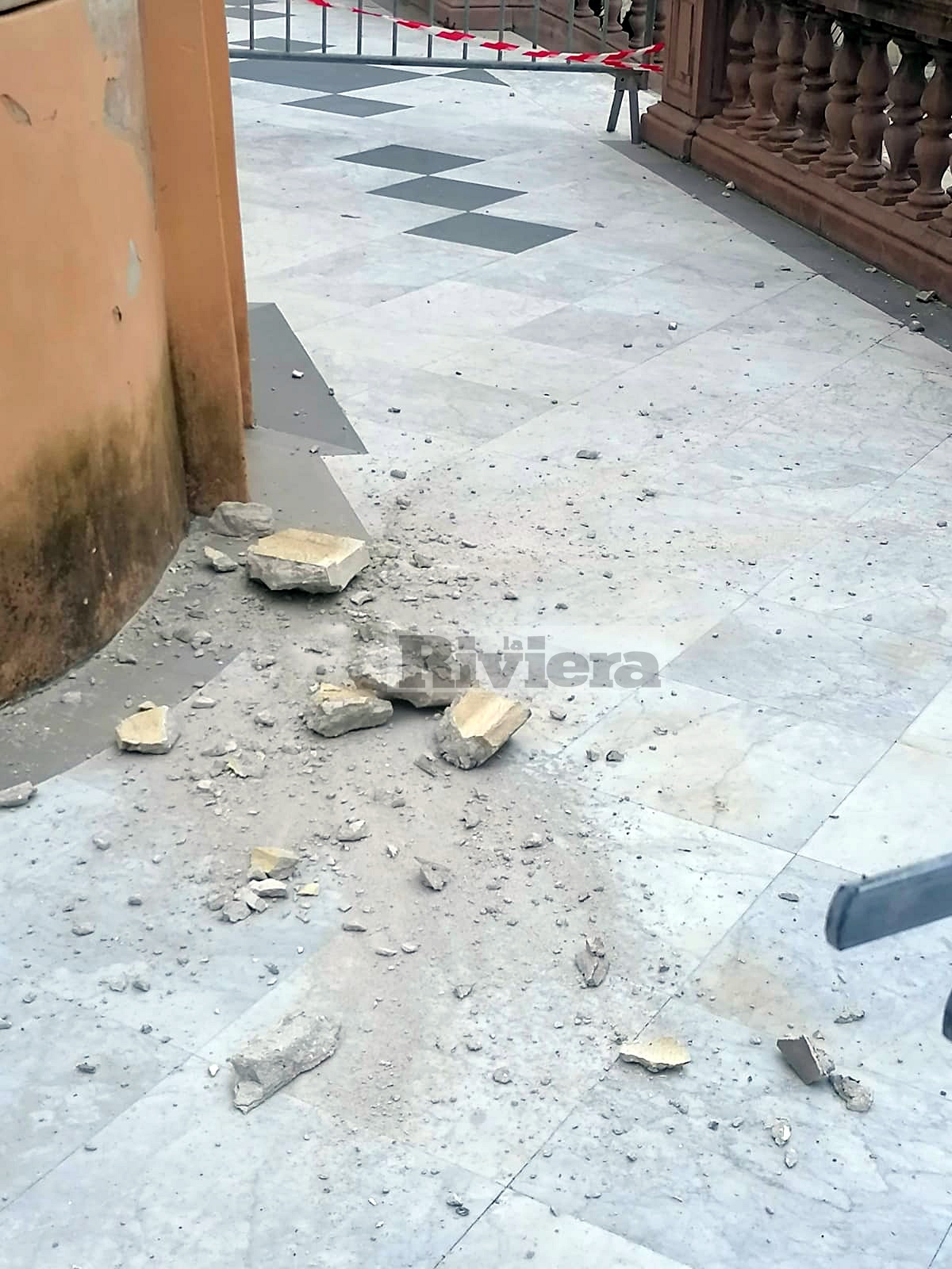 Crollo Cornicioni chiesa di San Giovanni Ospedaletti