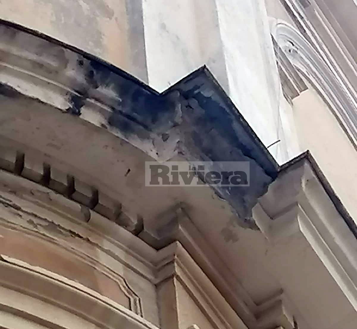 Crollo Cornicioni chiesa di San Giovanni Ospedaletti_03