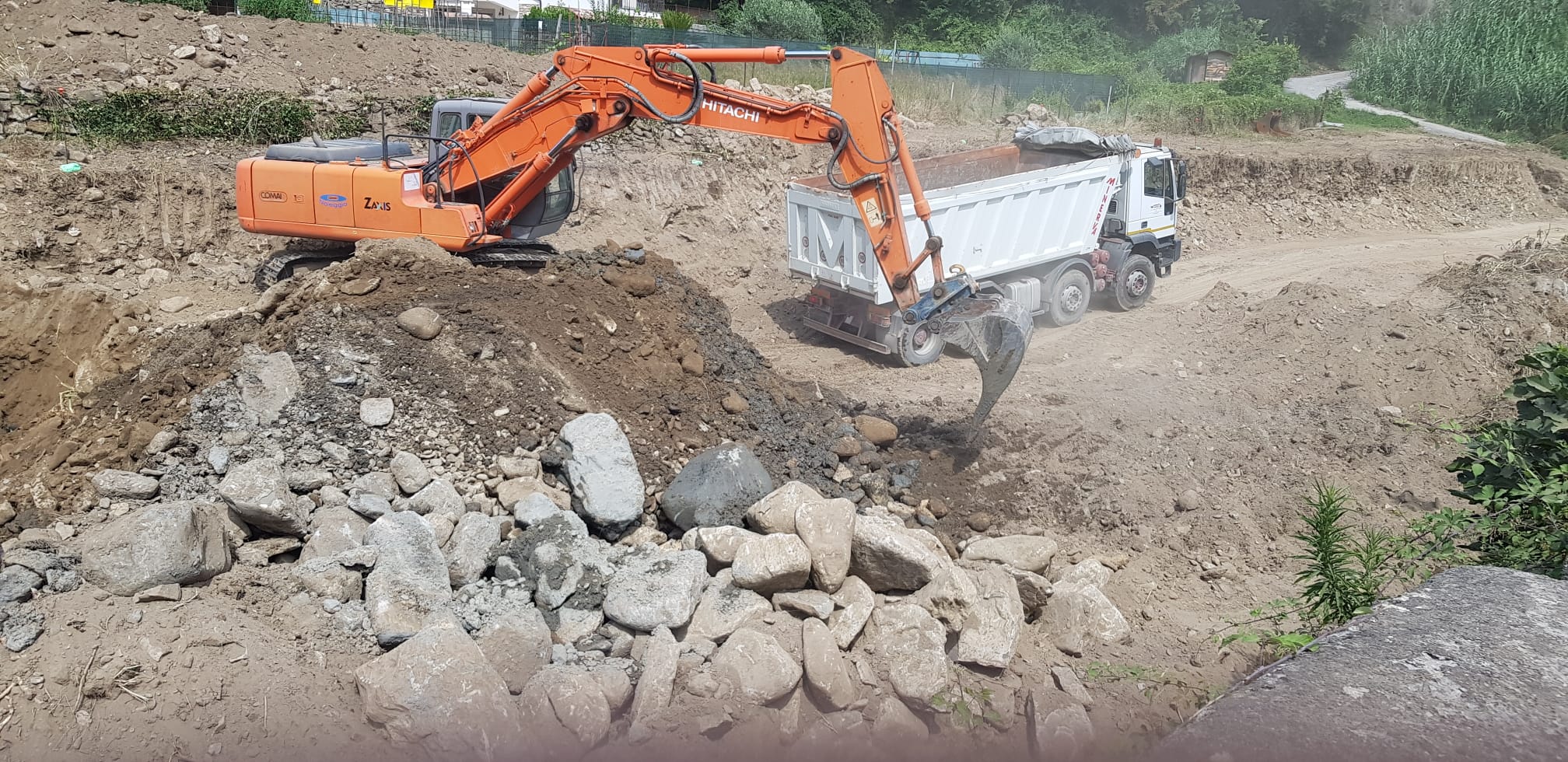 Lavori arginatura Soldano torrente_03