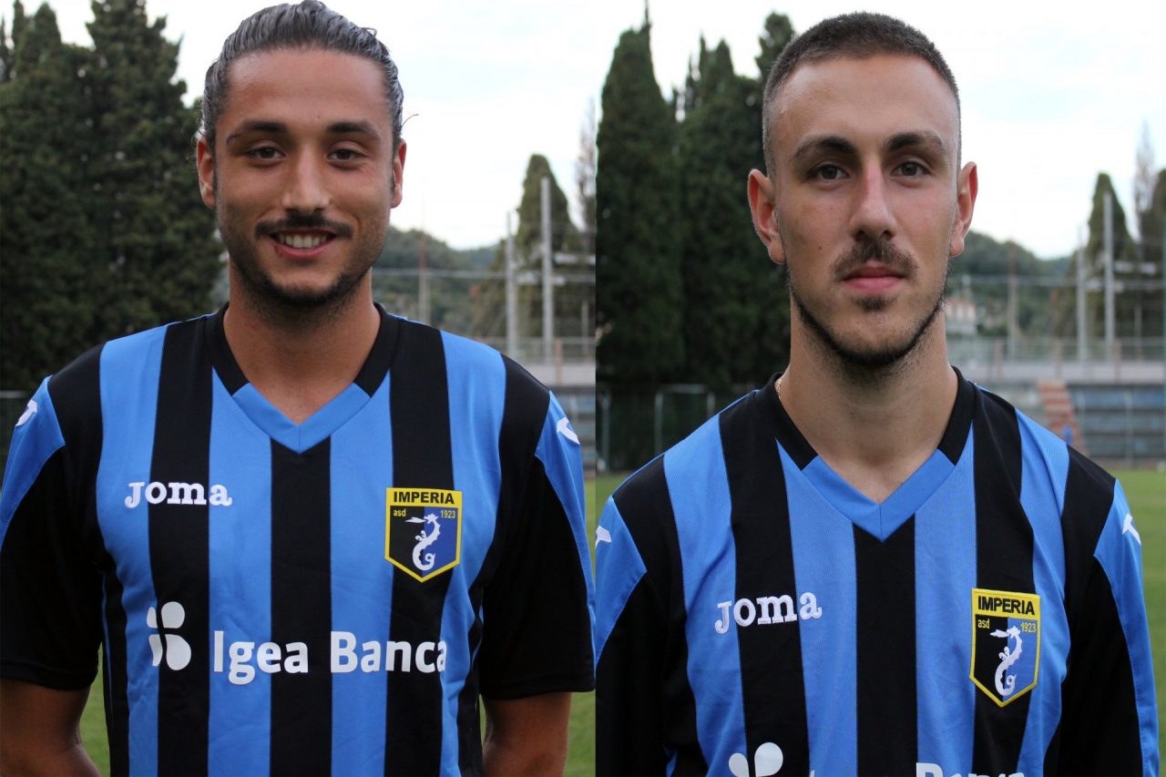 Imperia calcio, riconfermati l’attaccante Sassari e il centrocampista Martelli