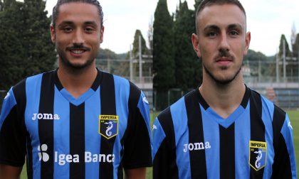 Imperia calcio, riconfermati l'attaccante Sassari e il centrocampista Martelli