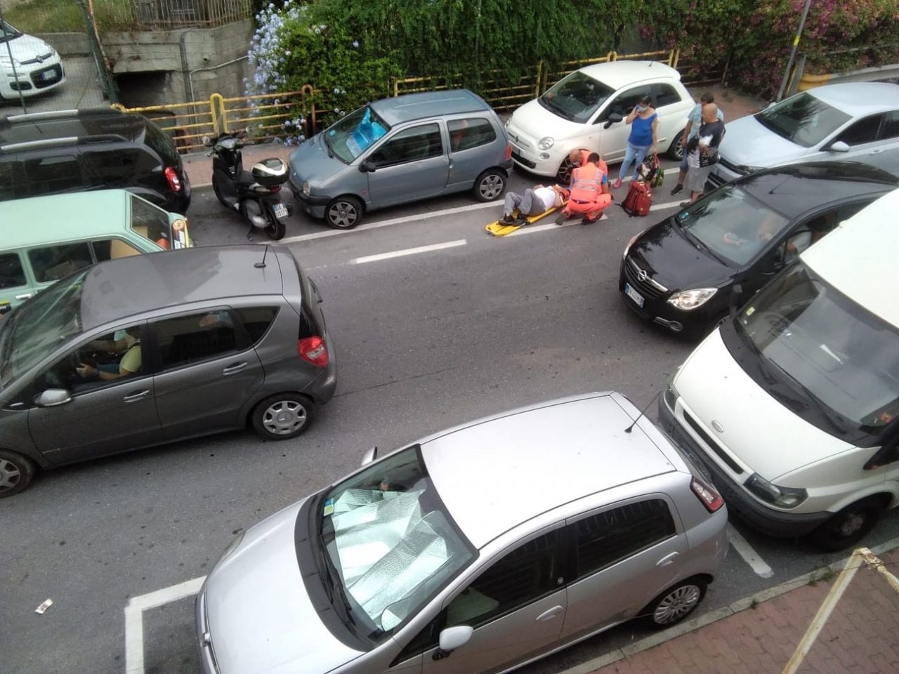 Anziano investito sulle strisce pedonali a San Martino