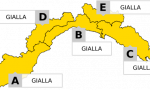 Allerta gialla prolungata su tutta la Liguria