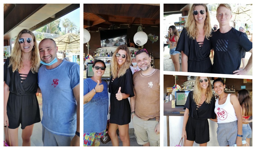 Ex Miss Italia Cristina Chiabotto sceglie Sanremo per una giornata di mare