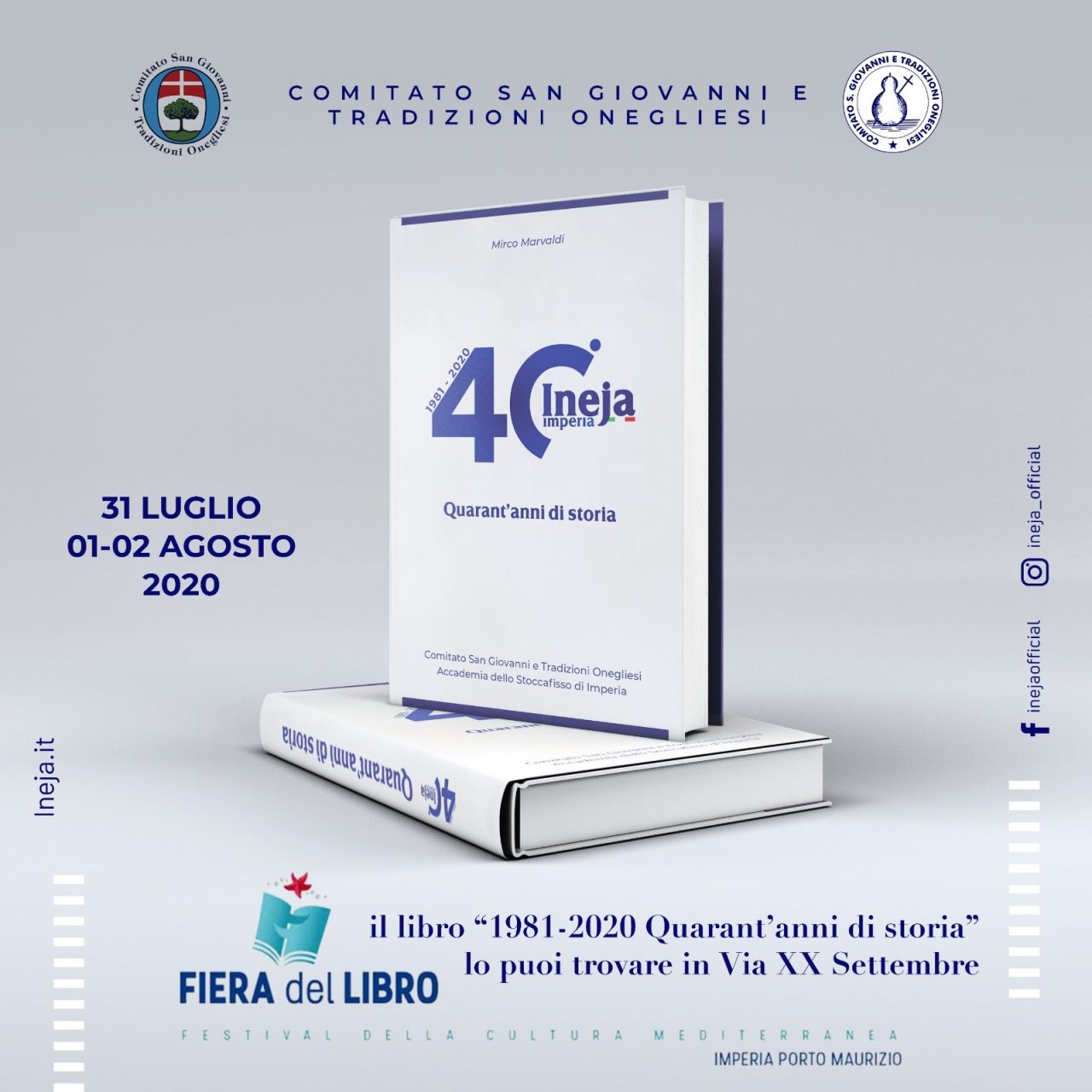 Nel fine settimana a Imperia torna il Festival della Cultura Mediterranea