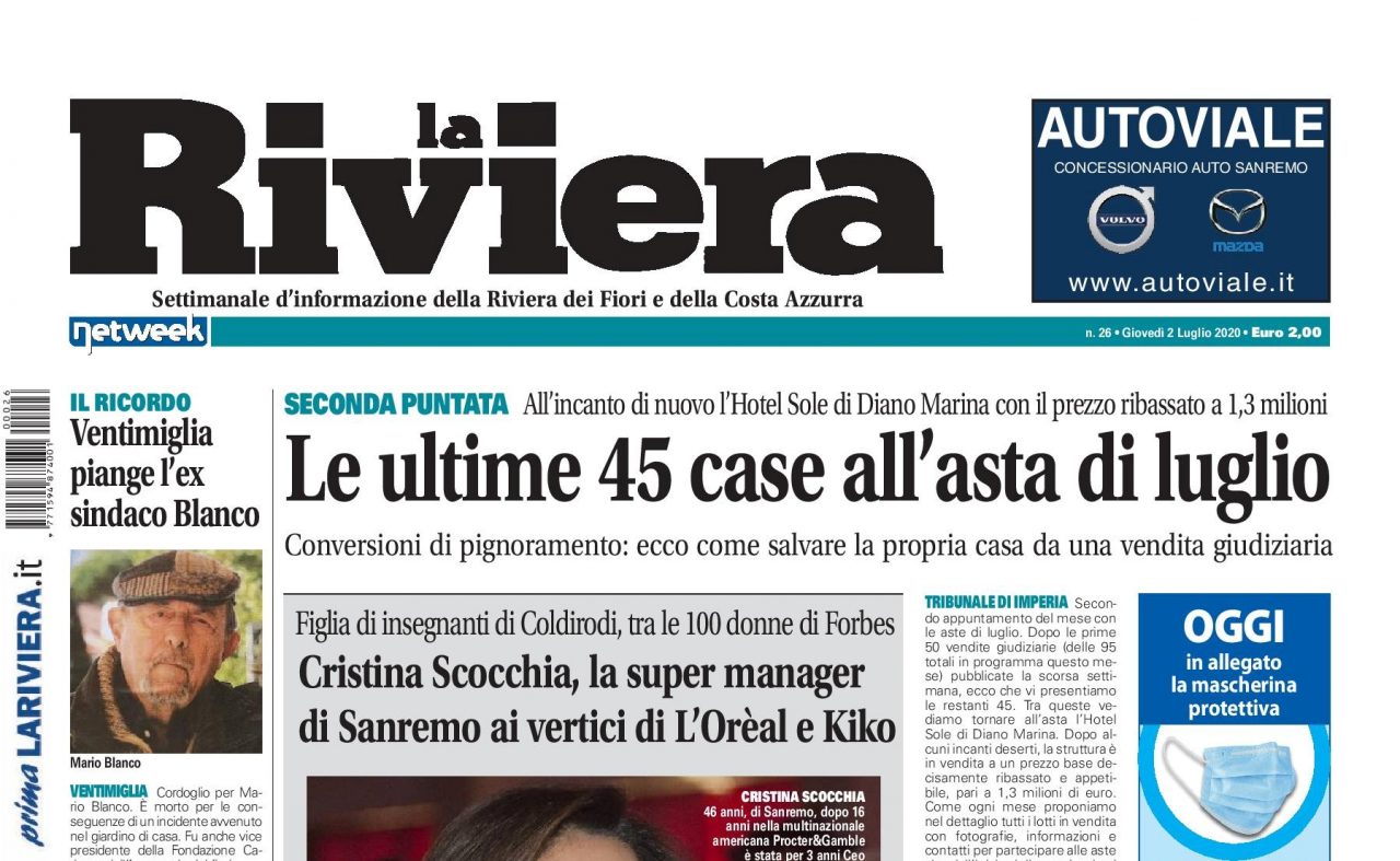 Tra le Aste del Tribunale di Imperia anche un albergo a 1,3 milioni