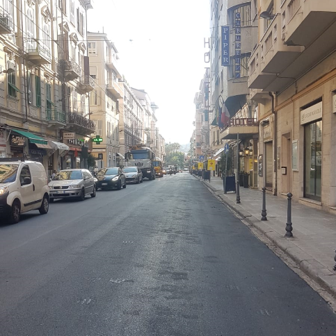 Lavori in corso a Sanremo, senso unico da Corso Mombello a Via Roma