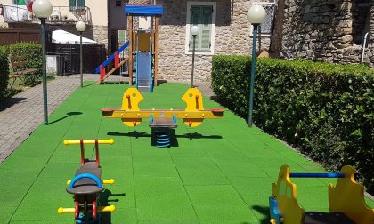 A Soldano rinnovato il parco giochi per bambini