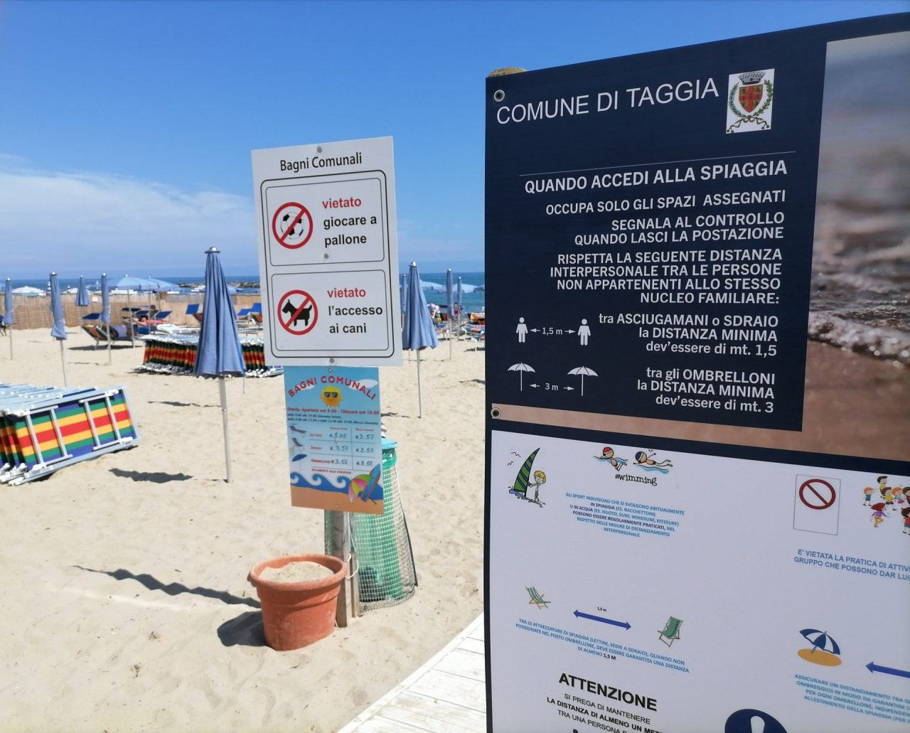 Arma dice addio alla Web App Bagnasciuga per accedere alle spiagge