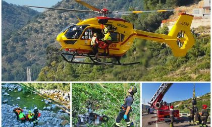 Tragico schianto a Taggia: morto il 56enne sbalzato con la moto nel torrente