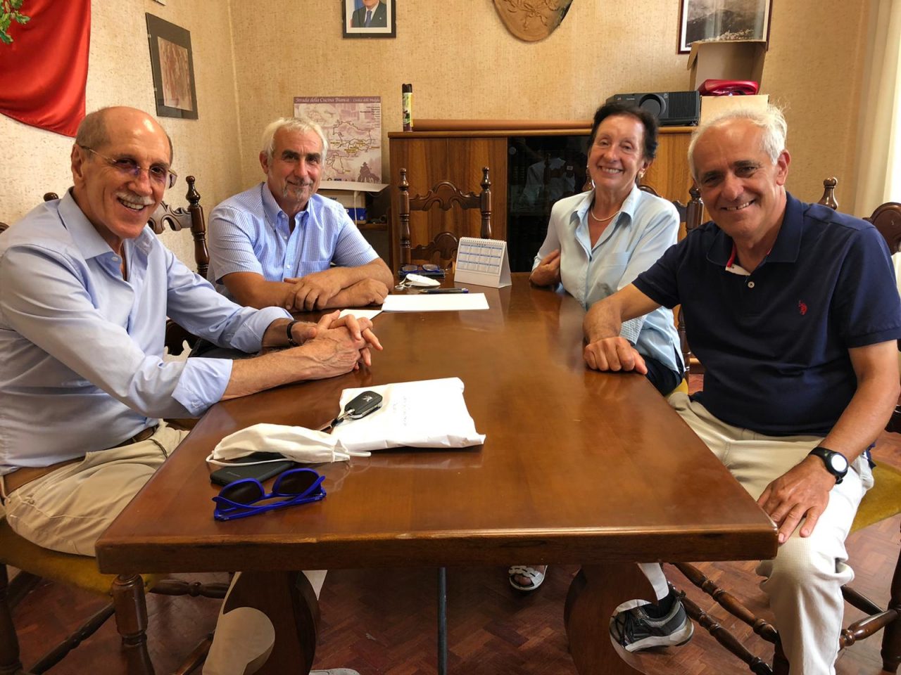 Luigi Sappa in visita nei comuni della Valle Arroscia