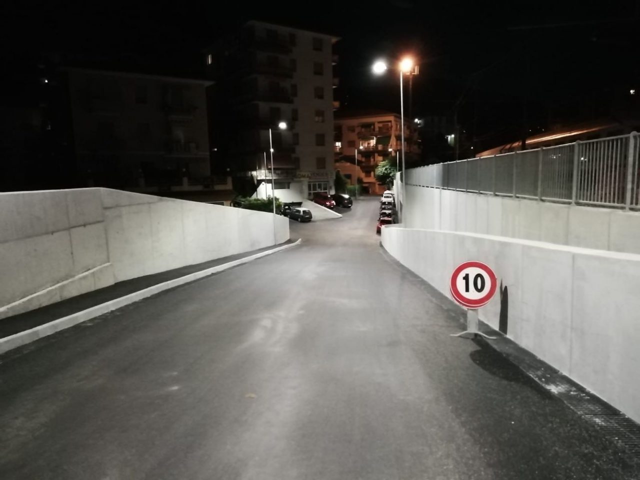 Aperto solo per i pedoni il nuovo sottopasso di via Tenda