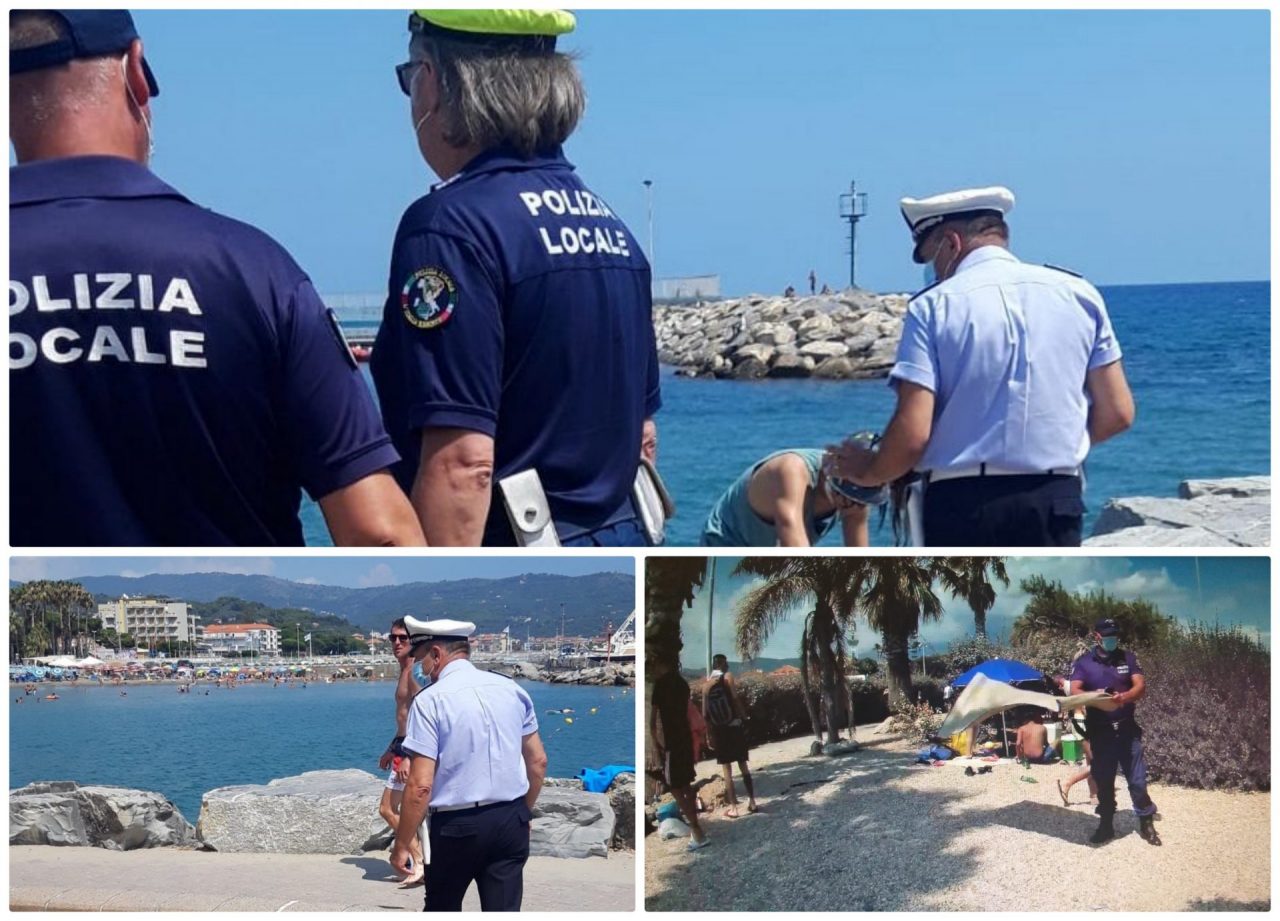 Ferragosto sicuro: i servizi della polizia locale di Diano su spiagge e in città