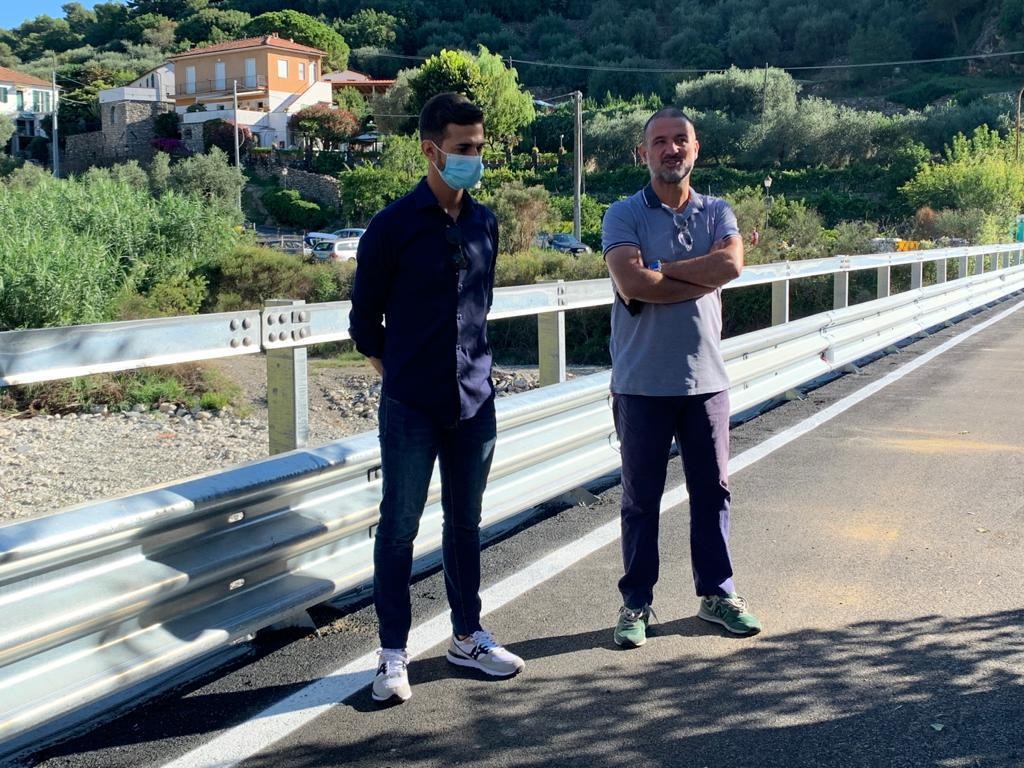 Riaperto il ponte di Borgata Richieri a San Bartolomeo al Mare