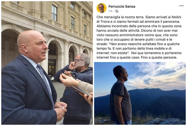 Gaffe di Sansa sui “Molini” di Triora. E Berrino non lo perdona
