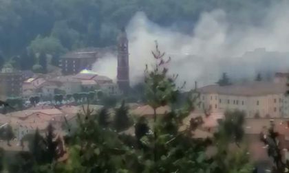 Brucia la chiesa di San Lorenzo a Cairo. Vigili del Fuoco sul posto