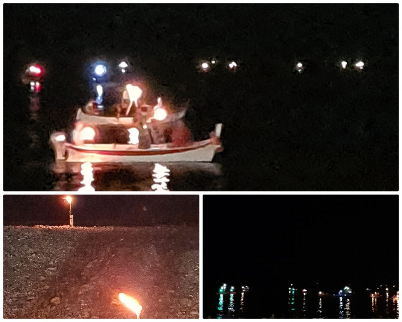 A Vallecrosia una fiaccolata sul mare per ricordare le vittime del Covid