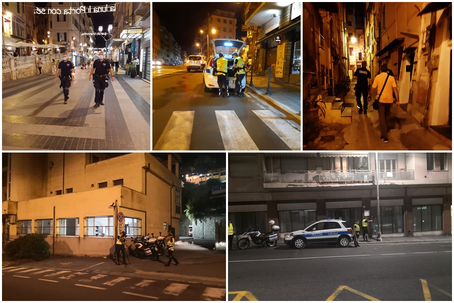 Maxi pattugliamento ieri in centro. 18 violazioni e un allontanamento da parte della Polizia Locale