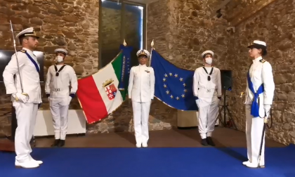 Cerimonia per l'insediamento del nuovo comandante della Capitaneria di Porto Carmela D'Abronzo