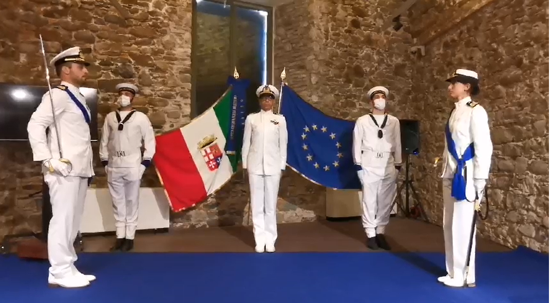 Cerimonia per l’insediamento del nuovo comandante della Capitaneria di Porto Carmela D’Abronzo