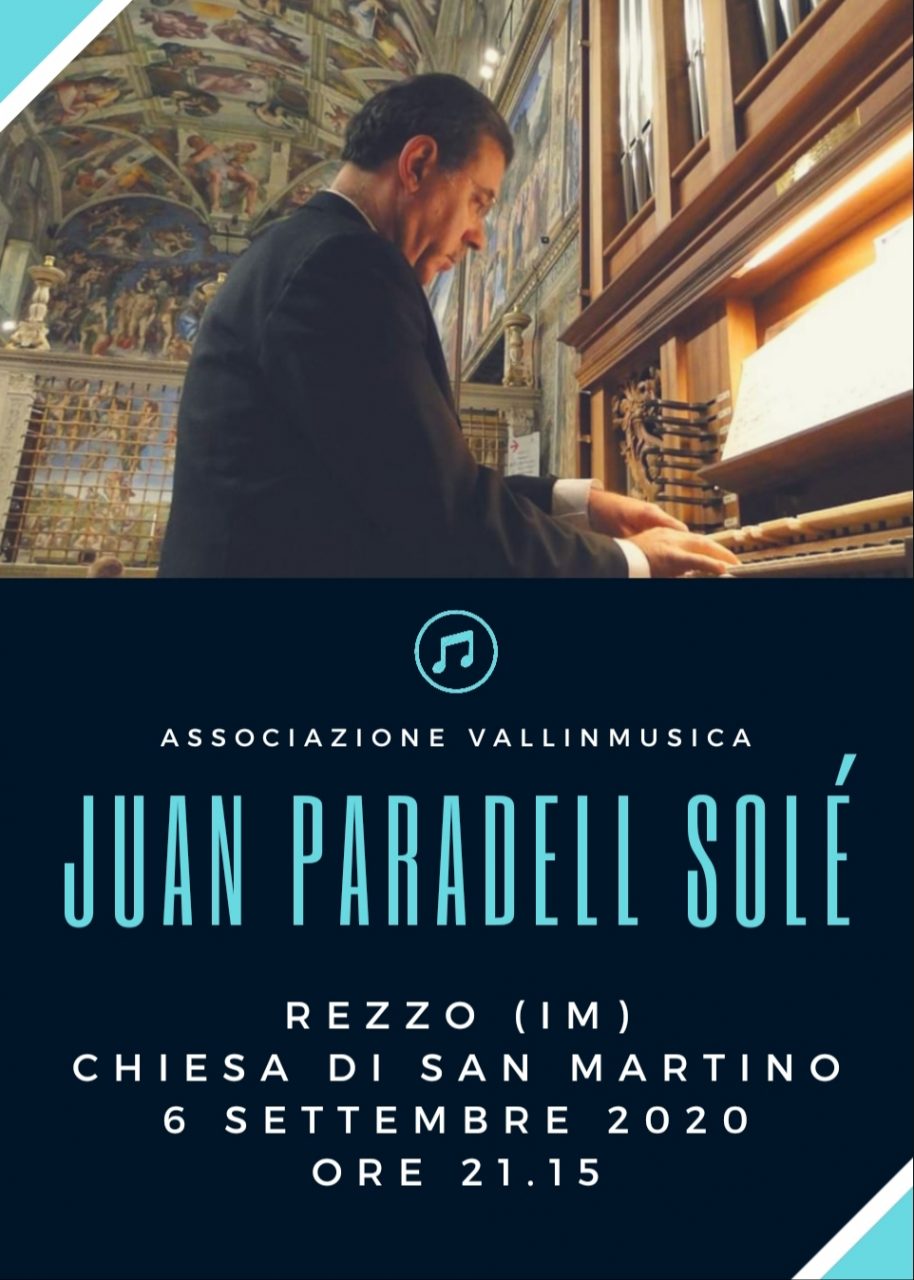 Itinerari d’Organo fa tappa a Rezzo questa domenica