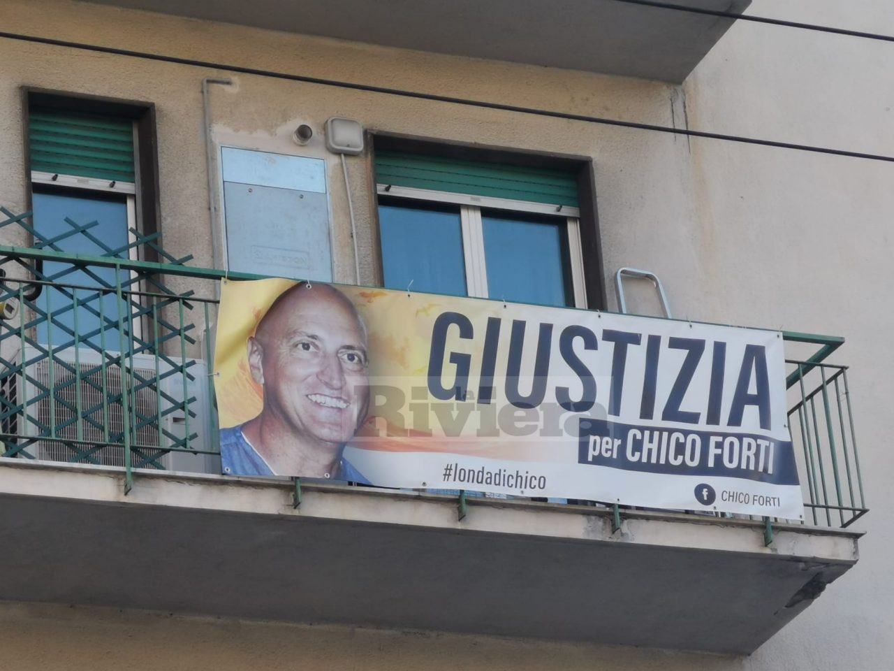 A Sanremo spunta uno striscione per liberare Chico Forti condannato all’ergastolo negli Usa