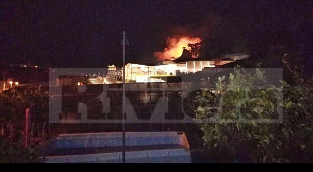 Incendio sterpaglie Valle Armea