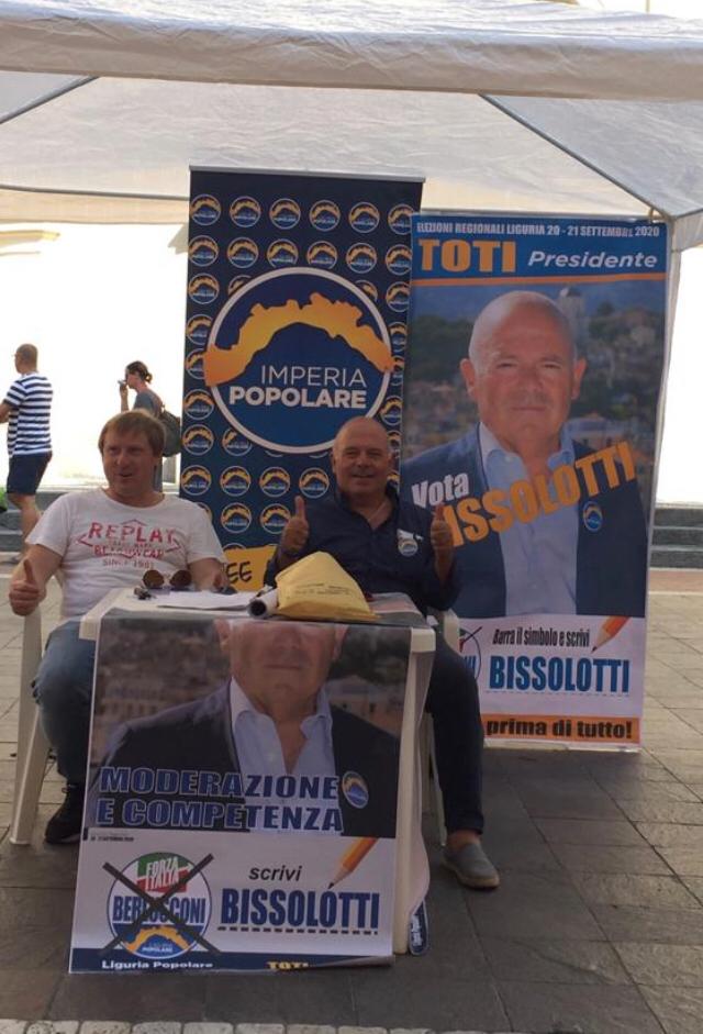 Bissolotti incontra l’elettorato imperiese a Oneglia