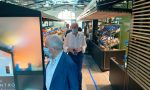 Sappa e Claudio Scajola in visita al mercato di Porto Maurizio
