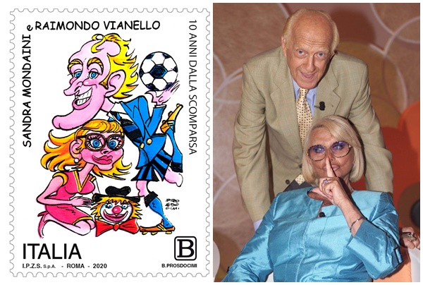 Un francobollo per ricordare Sandra e Raimondo
