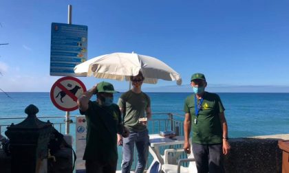 Imperia, conclusa la sorveglianza sulle spiagge con gli steward