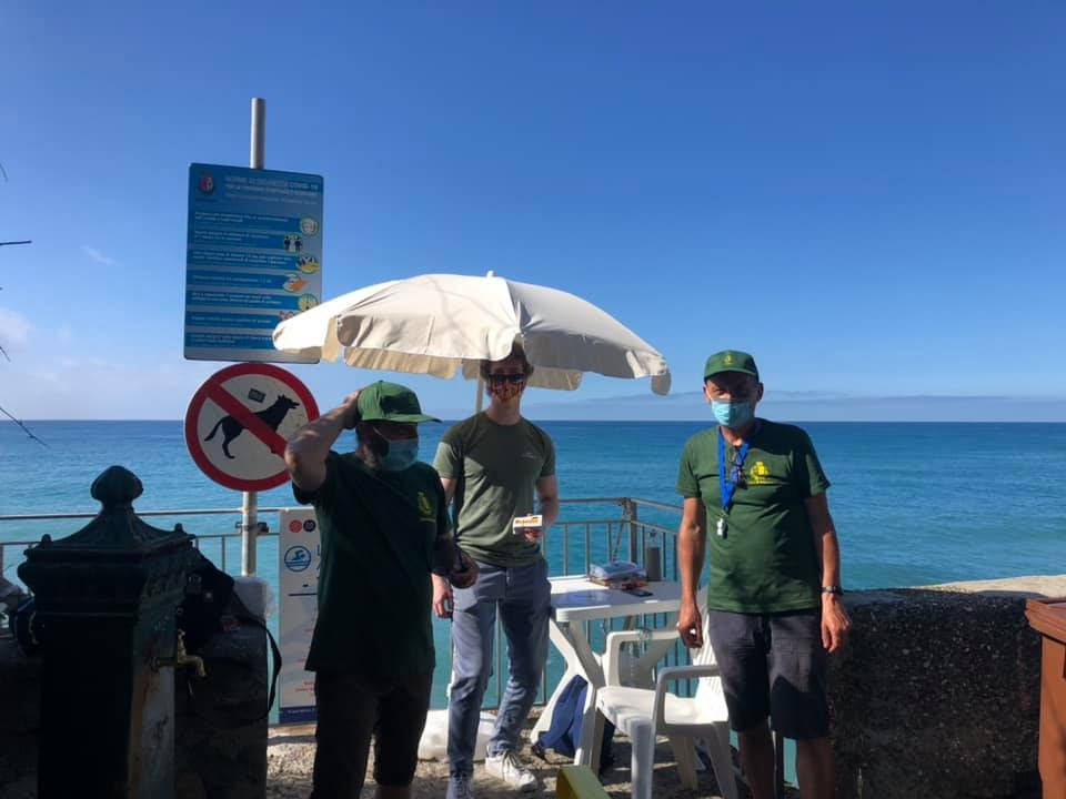 Imperia, conclusa la sorveglianza sulle spiagge con gli steward