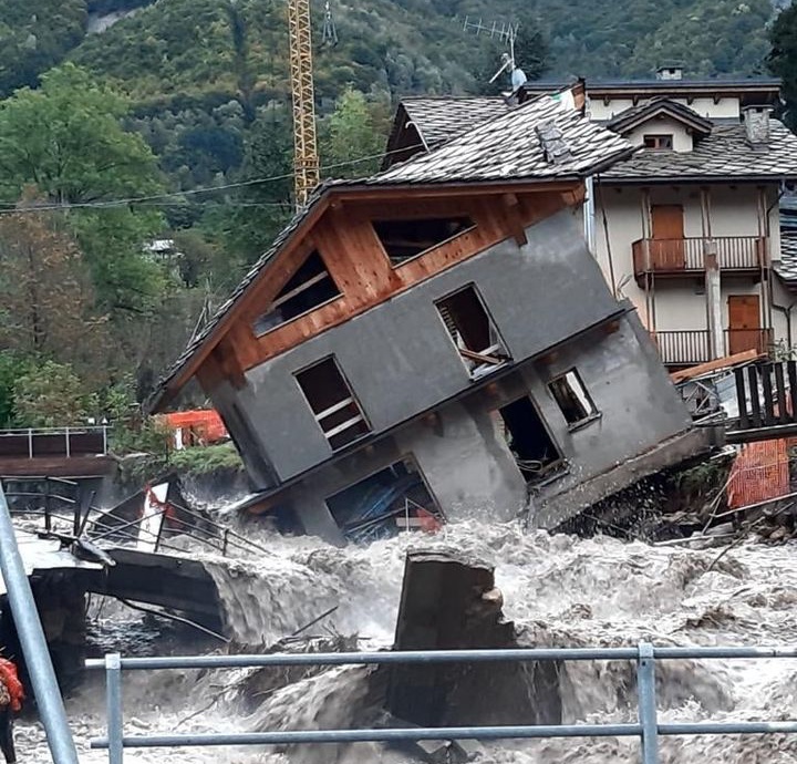 Caritas in aiuto di Limone distrutta dal maltempo