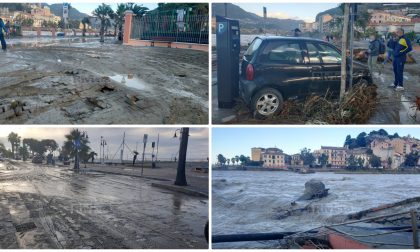 Paesi isolati e devastati nelle valli Arroscia e Argentina, Ventimiglia città alluvionata. Foto