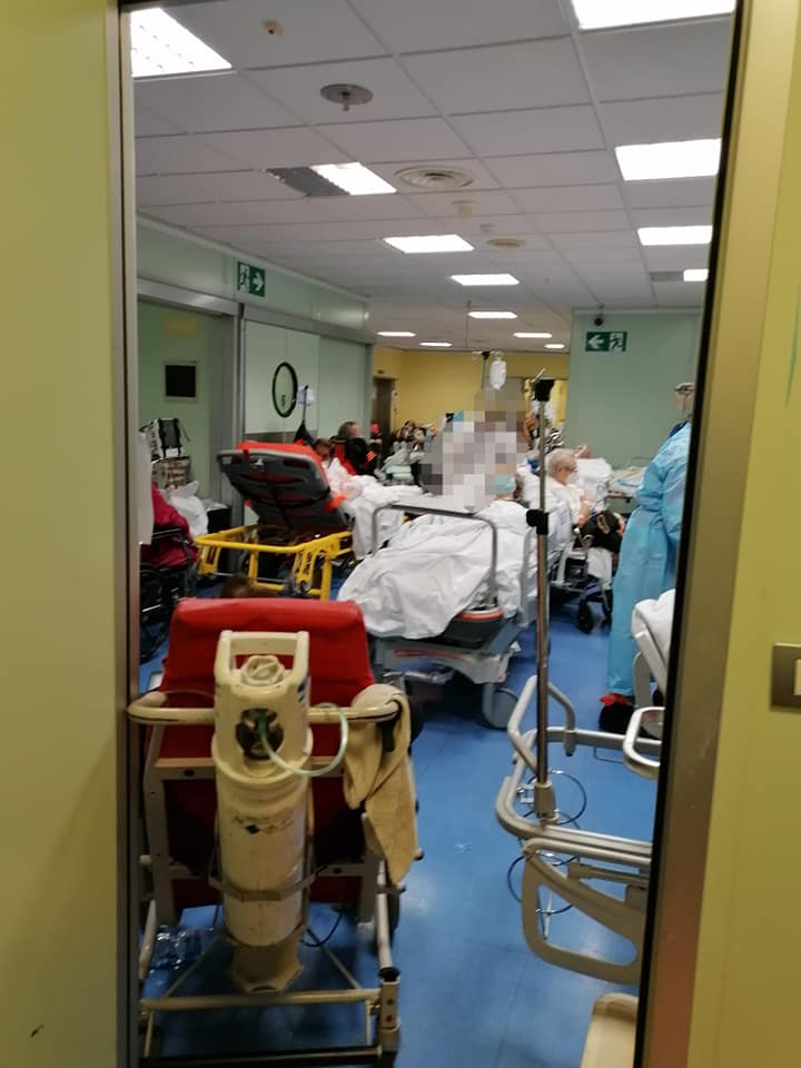 Ferruccio Sansa reportage ospedale Villa Scassi pronto soccorso _06