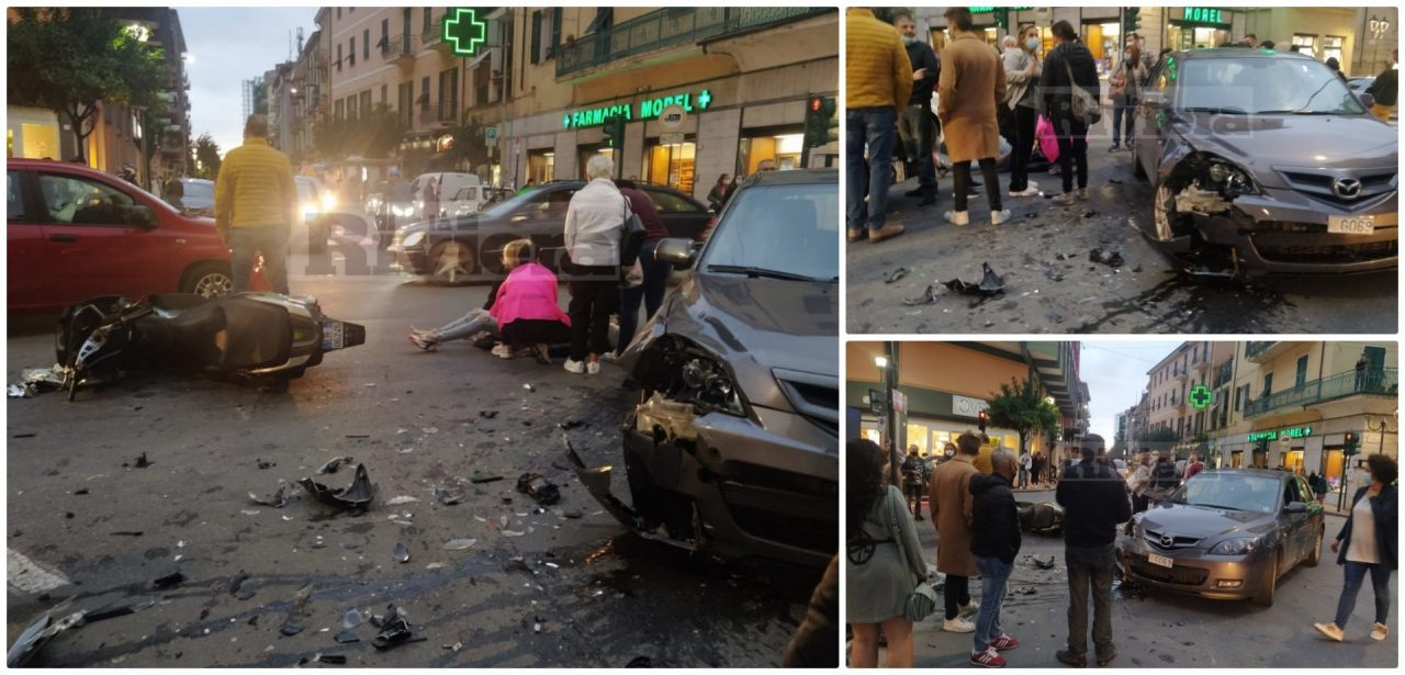 Motociclista di 22 anni ferito nello schianto con un’auto a Ventimiglia